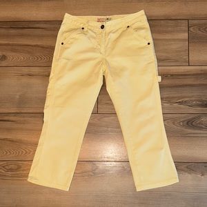 Smith’s Yellow Cargo Capris